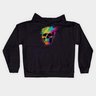 Skull painting Kids Hoodie